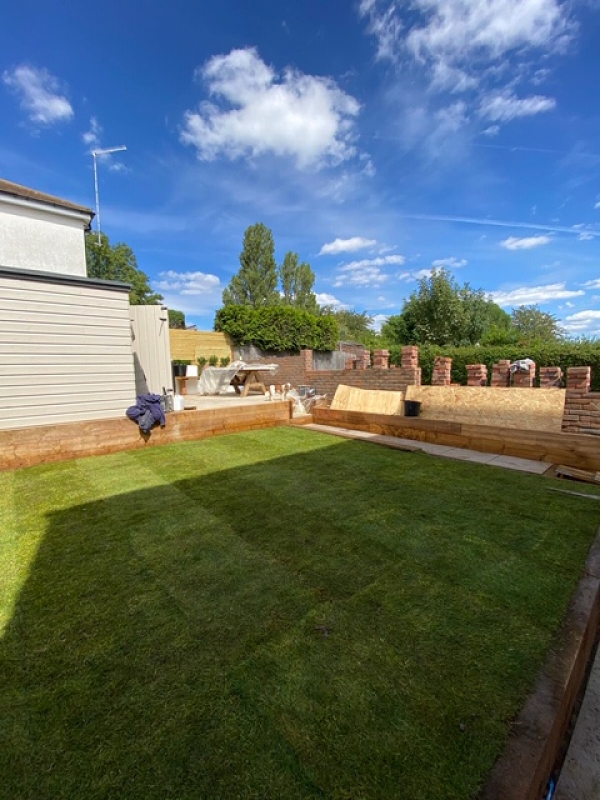 Garden makeover, Hertfordshire.