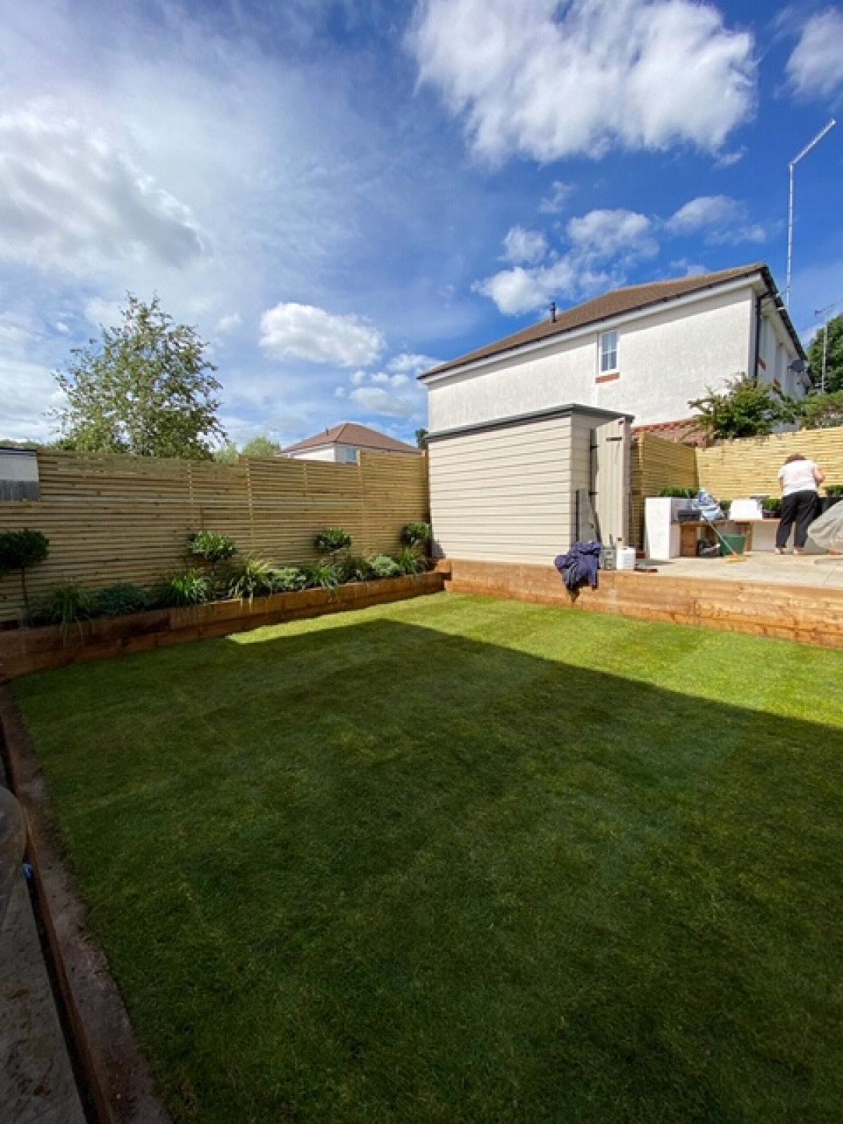 Garden makeover, Hertfordshire.